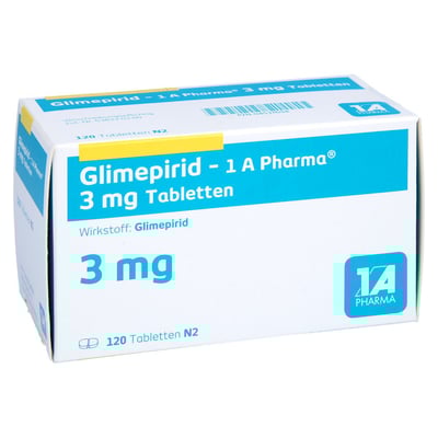 Glimepirid - 1 A Pharma 3 mg Tabletten