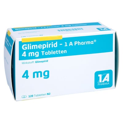 Glimepirid - 1 A Pharma 4 mg Tabletten