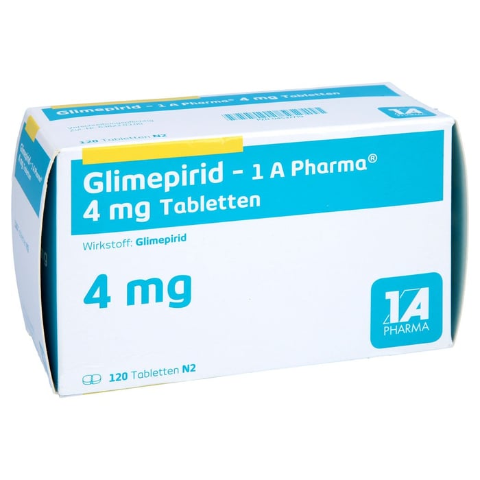 Glimepirid - 1 A Pharma 4 mg Tabletten