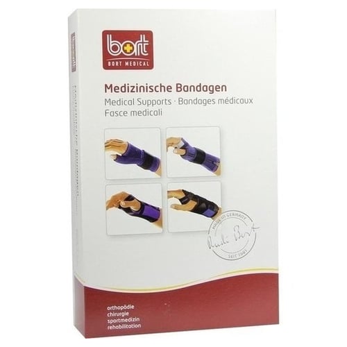 Bort Handgelenkstütze m.Daumenausspar.M blau