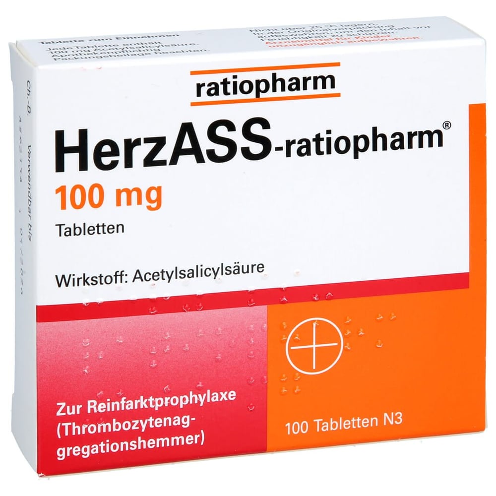 HerzASS-ratiopharm 100 mg