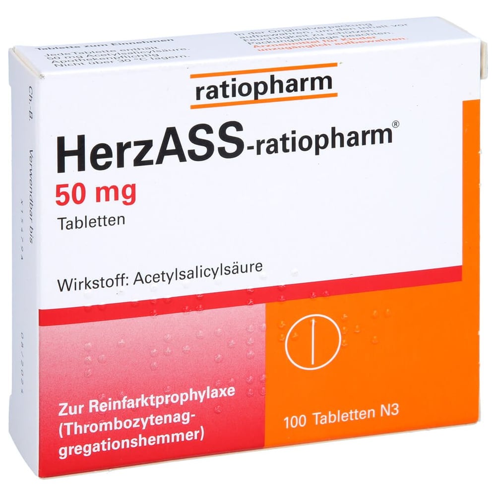HerzASS-ratiopharm 50 mg