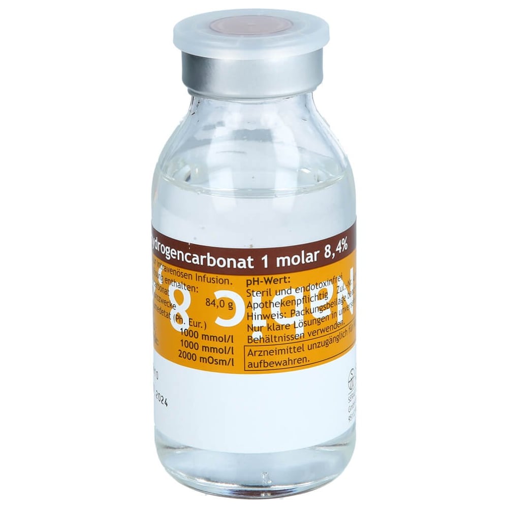 Natriumhydrogencarbonat 1 mol 8.4% Glas