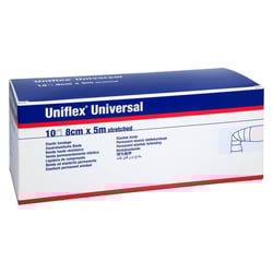 Uniflex Universal Binden 8 cmx5 m Zellglas weiß