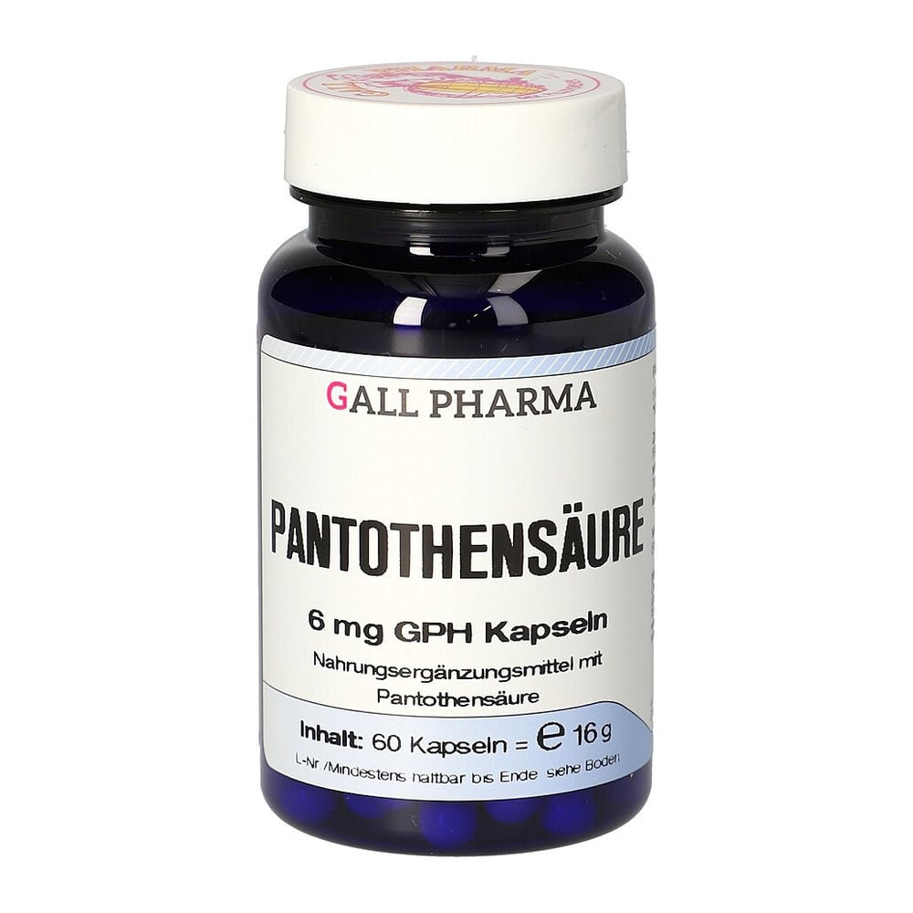 Pantothensäure 6mg GPH Kapseln