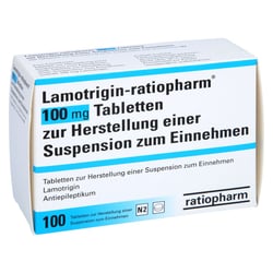 Lamotrigin-ratiopharm 100 mg suspendierbare Tabletten