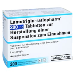 Lamotrigin-ratiopharm 200 mg suspendierbare Tabletten