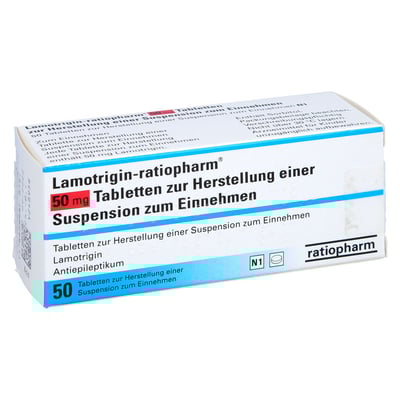 Lamotrigin-ratiopharm 50 mg suspendierbare Tabletten