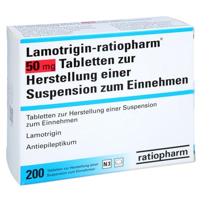 Lamotrigin-ratiopharm 50 mg suspendierbare Tabletten