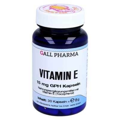 Vitamin E 15 mg Gph Kapseln Produktbild 1