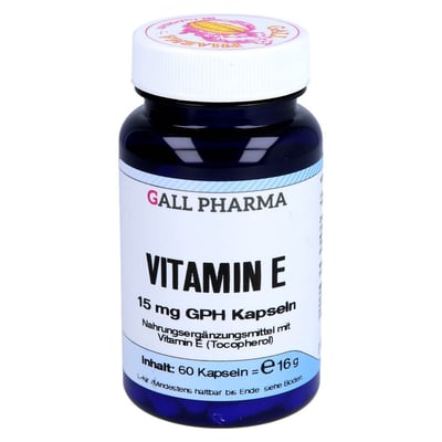 Vitamin E 15 mg GPH Kapseln Produktbild 1