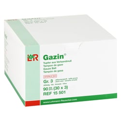 Gazin Tupfer pflaumengroß steril Größe 3 20fd.