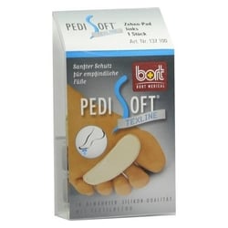 Bort PediSoft TexLine Zehen-Pad links