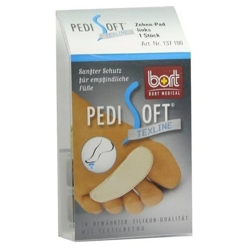Bort PediSoft TexLine Zehen-Pad links