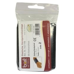 Bort Handgelenkbandage Klettverschluß Gr.2 schwarz