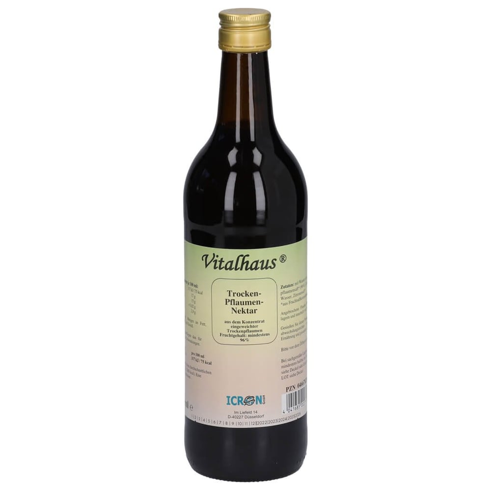 Trockenpflaumen Saft Vitalhaus