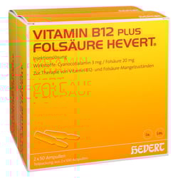 Vitamin B12 Folsäure Hevert Amp.-Paare