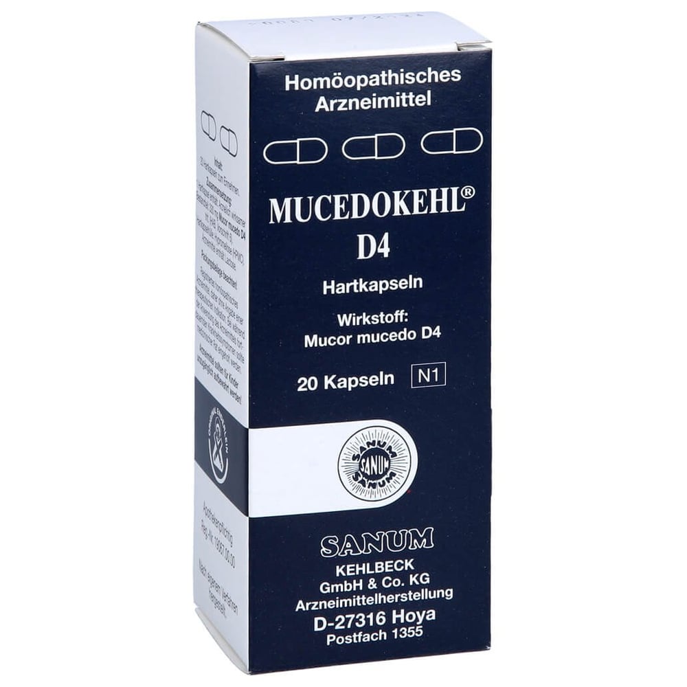 Mucedokehl D 4 Kapseln