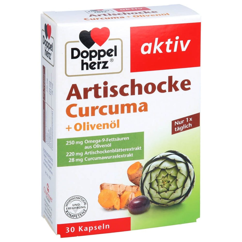 Doppelherz aktiv Artischocke + Olivenöl + Curcuma
