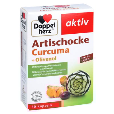 Doppelherz aktiv Artischocke + Olivenöl + Curcuma