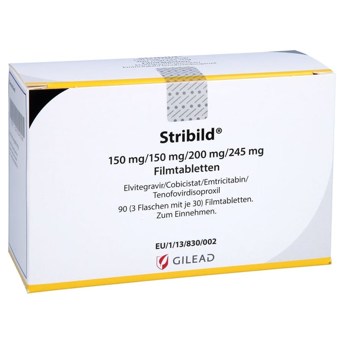Stribild 150mg/150mg/200mg/245mg