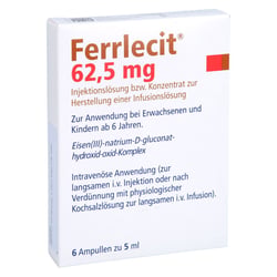 Ferrlecit 62.5mg Ampullen