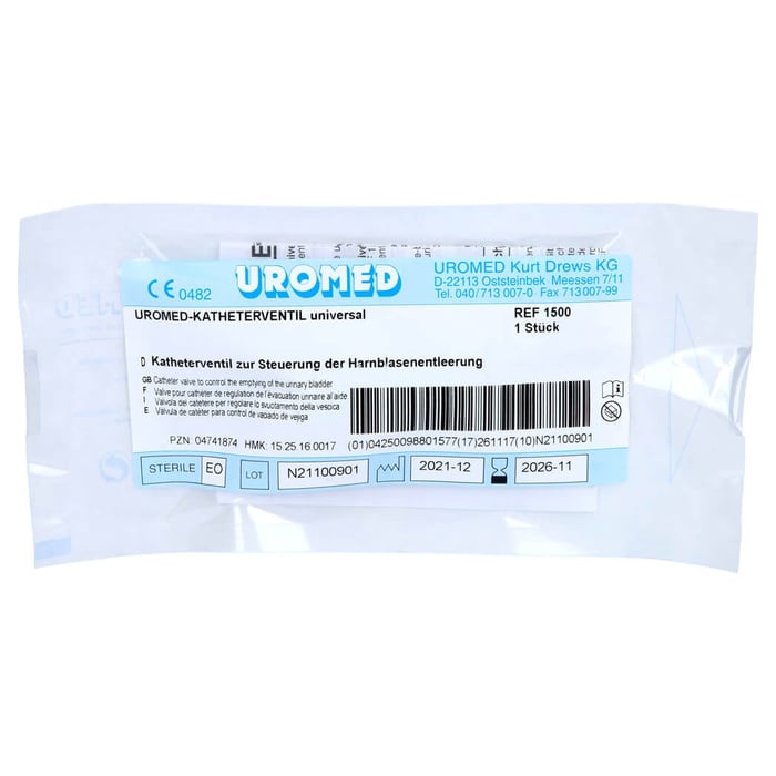 Uromed Katheterventil universal 1500