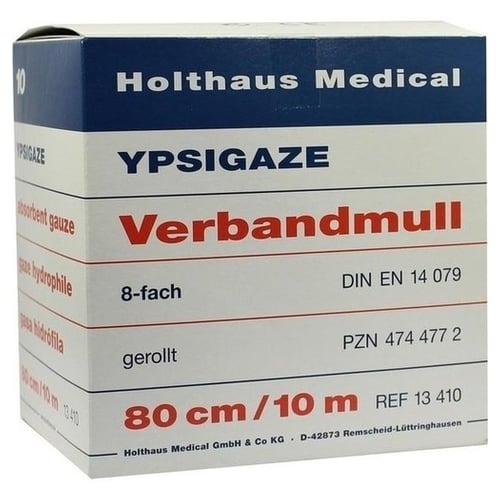 Verbandmull gerollt YPSIGAZE 10m