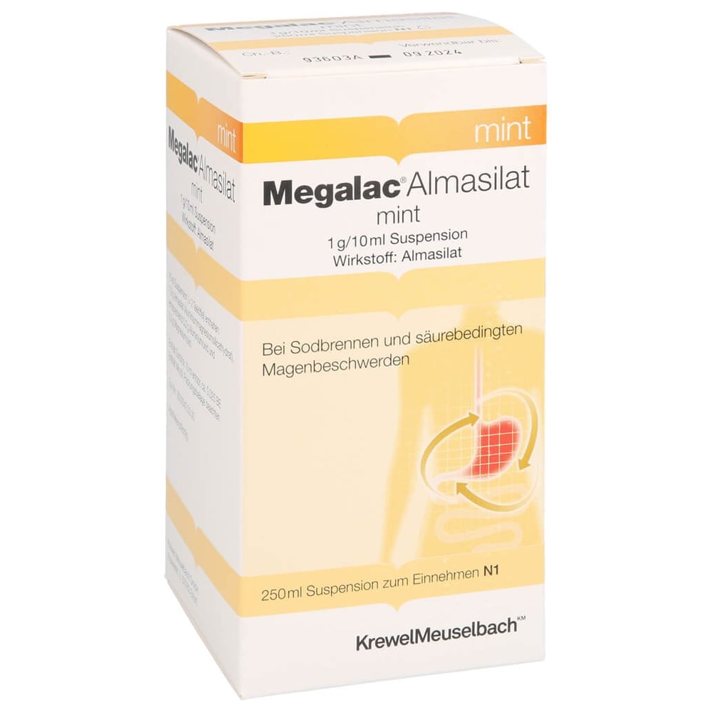 Megalac Almasilat mint Flasche