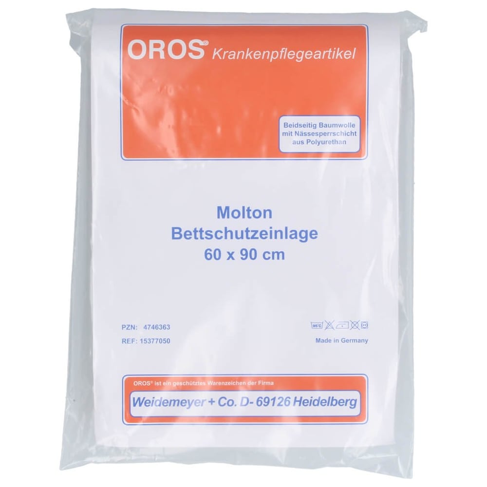 Molton Bettschutz Einlage 60x90 cm