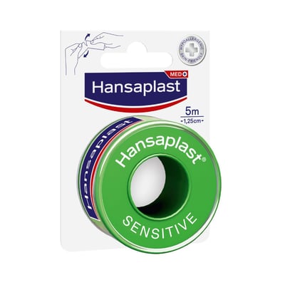 Hansaplast Fixierpflaster Sensitive 1,25 cmx5 m