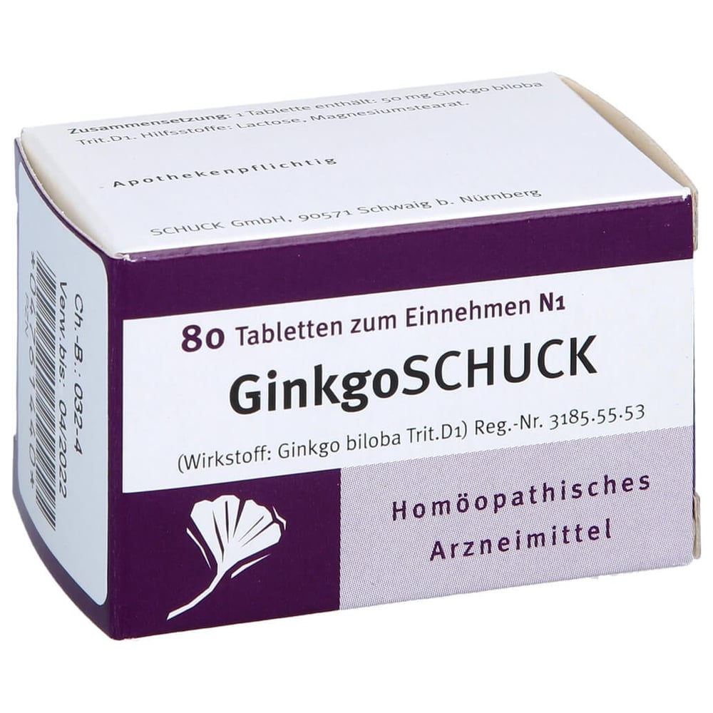Ginkgoschuck Tabletten