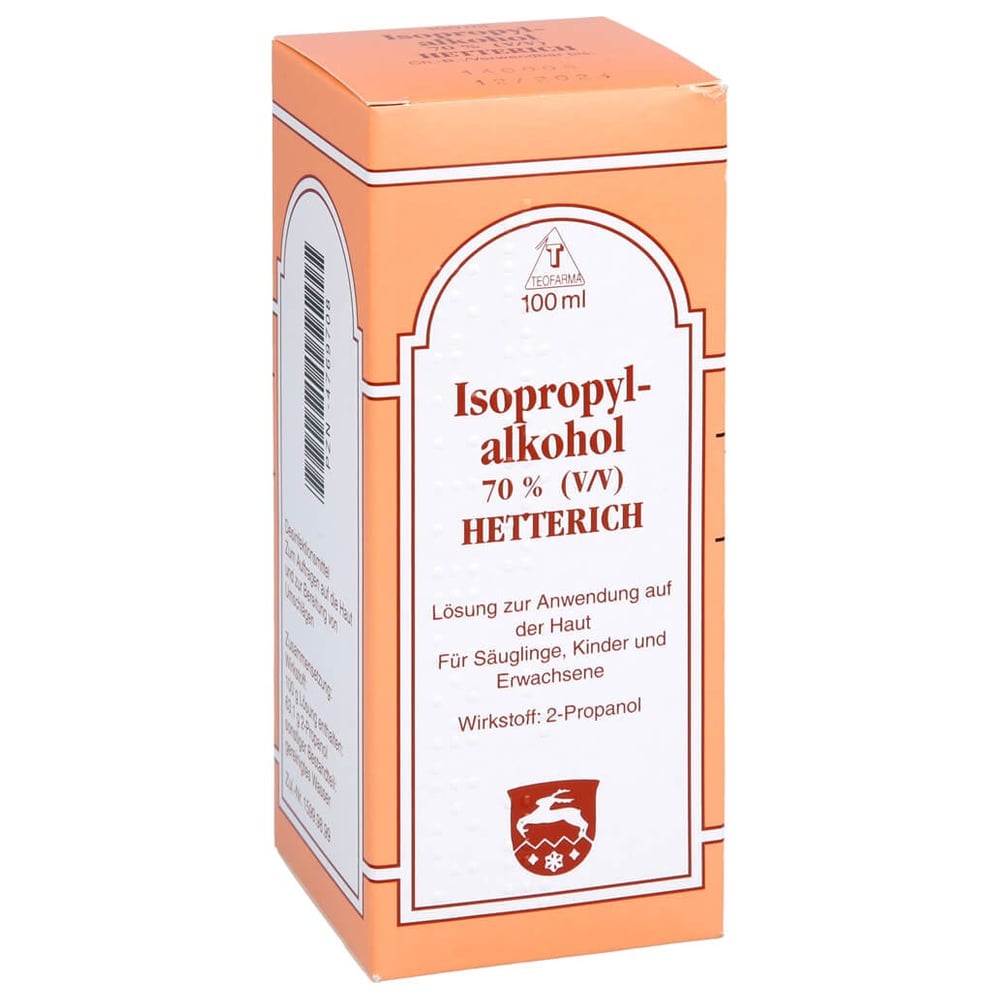 Isopropylalkohol 70% V/v Hetterich