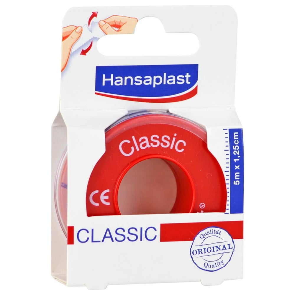 Hansaplast Fixierpflaster Classic 5mx1,2cm