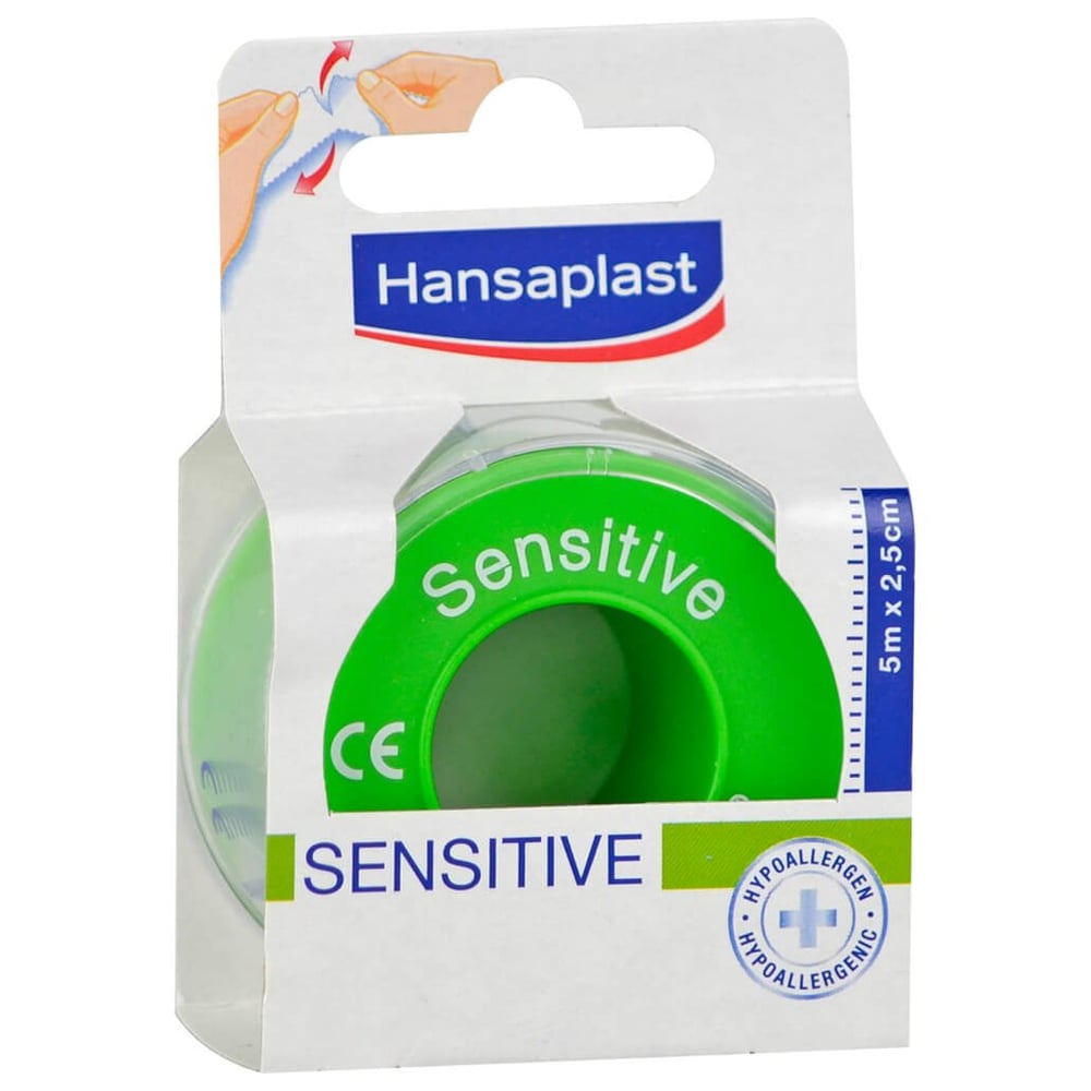 Hansaplast Fixierpflaster Sensitive 2,5 cm x 5 m