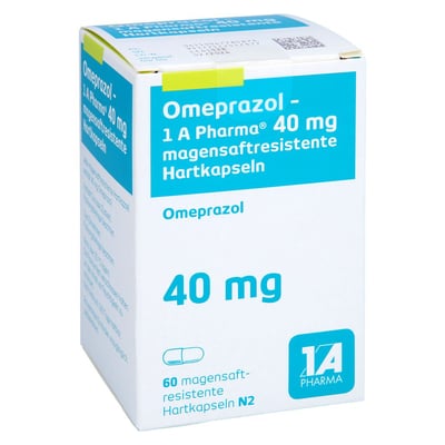 Omeprazol - 1 A Pharma 40mg magensaftres.Hartkaps.