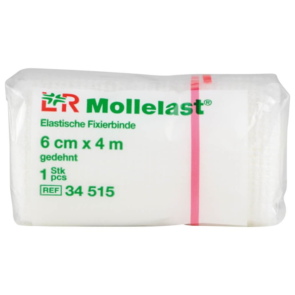 Mollelast Binden 6 cmx4 m weiß