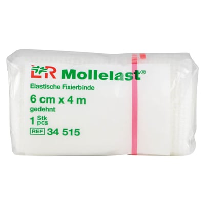 Mollelast Binden 6 cmx4 m weiß