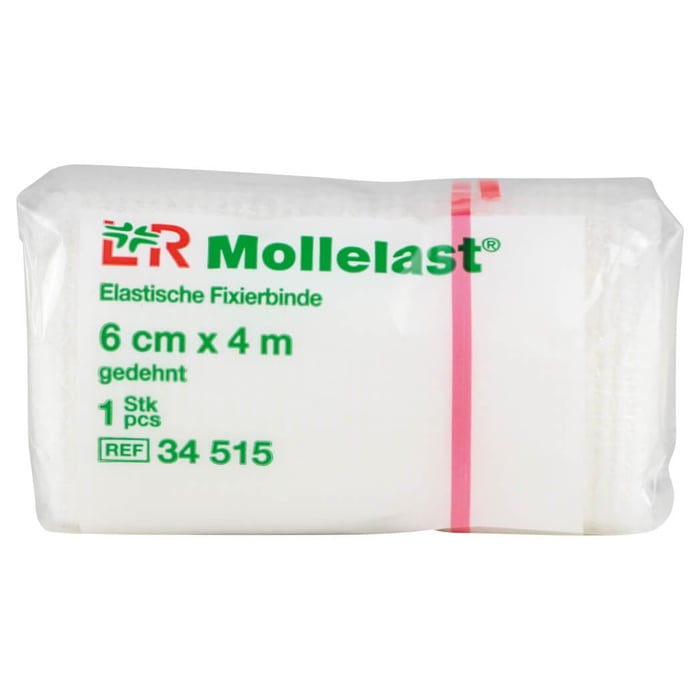 Mollelast Binden 6 cmx4 m weiß