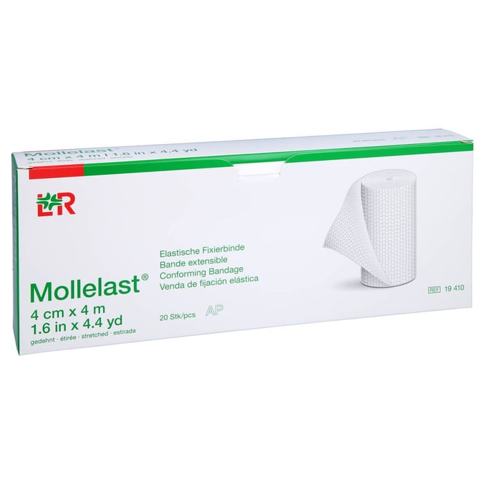 Mollelast Binden 4 cmx4 m weiß