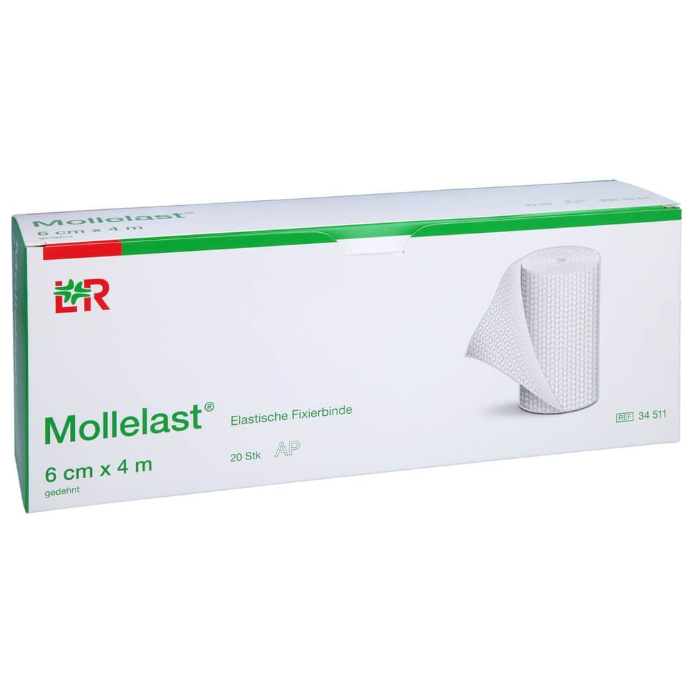 Mollelast Binden 6 cmx4 m weiß