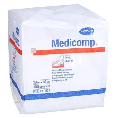 Medicomp Vlieskomp.unsteril 10x10 cm