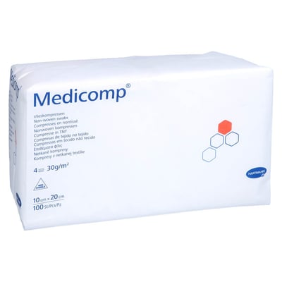 Medicomp Vlieskomp.unsteril 10x20 cm