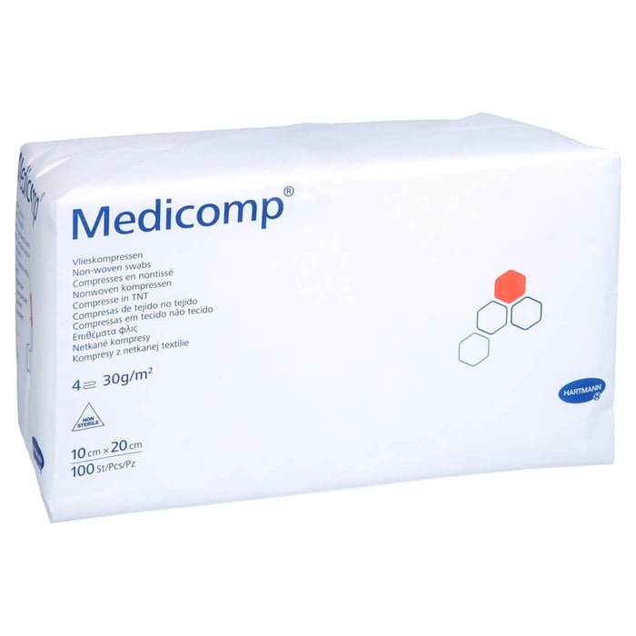 Medicomp Vlieskomp.unsteril 10x20 cm