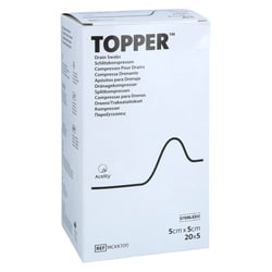 Topper Schlitzkompr.5x5 cm steril