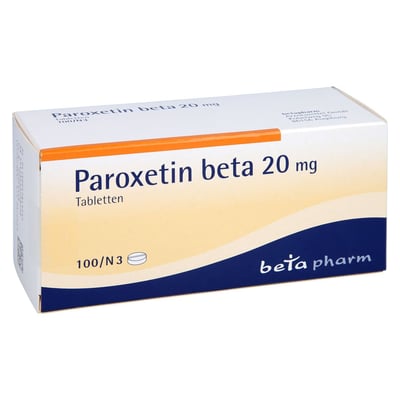 Paroxetin beta 20 mg