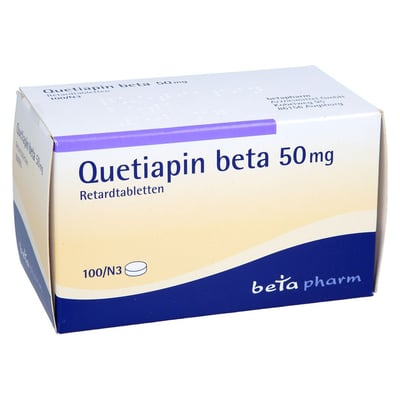 Quetiapin beta 50 mg