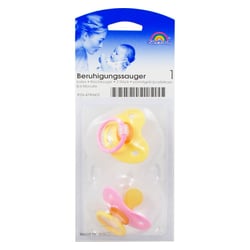 Beruhigungssauger Kirsch Latex 0-6M pastell/gb/r