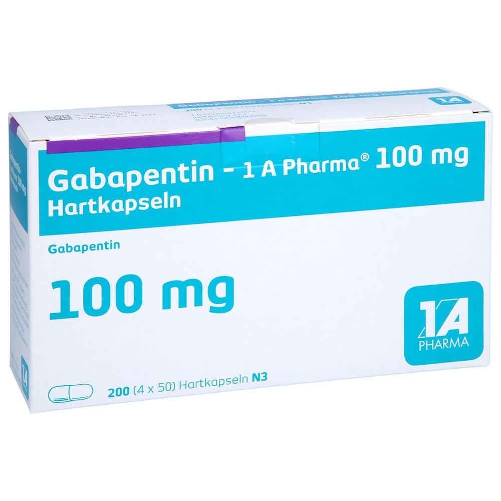 Gabapentin - 1 A Pharma 100mg Hartkapseln