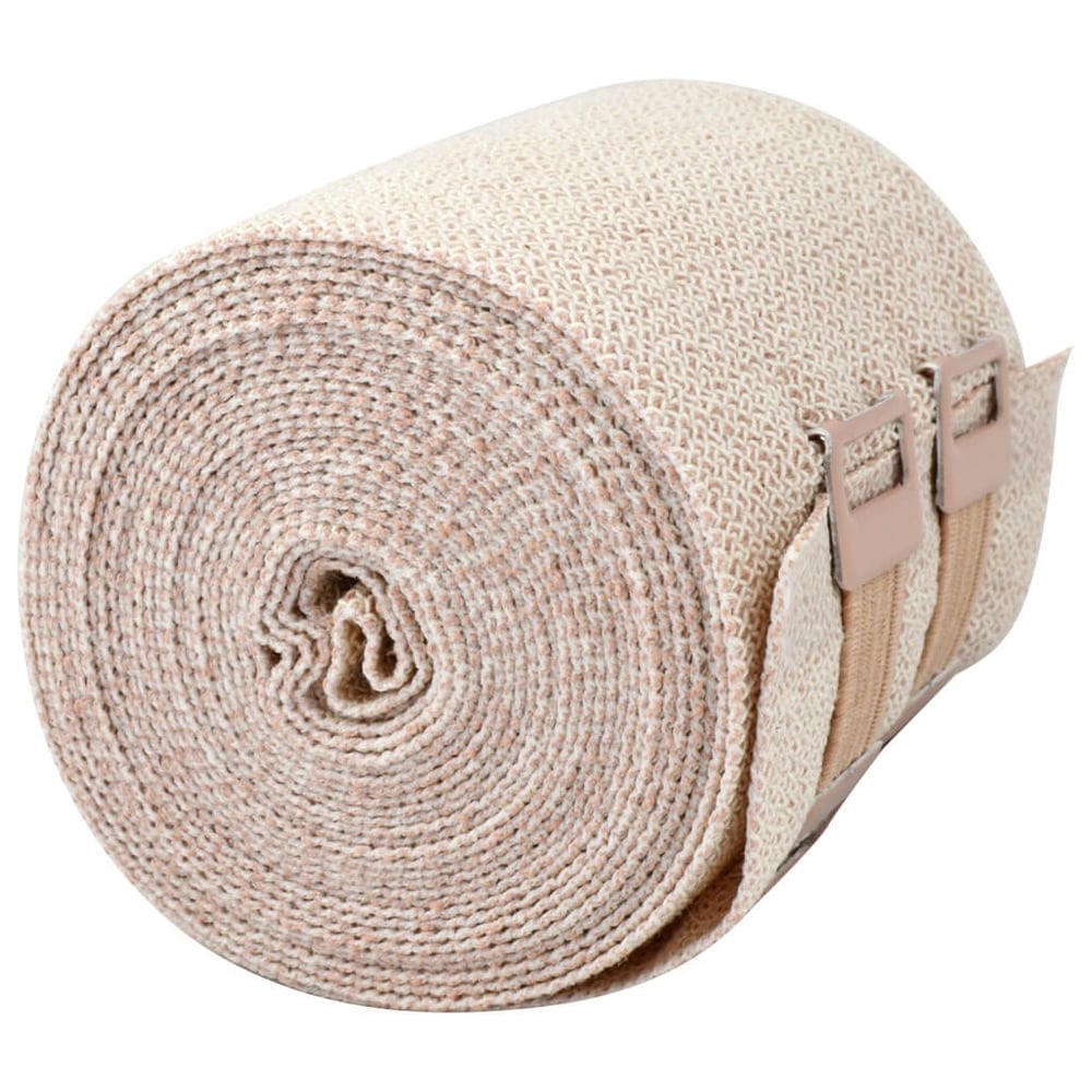 Kompressionsbinde 6cmx5m kurzer Zug hautfarben